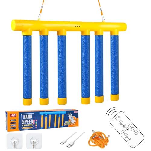 ATG Reflex Drop Sticks Game Challenge Game Solo/Dual Play & Remote Control