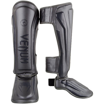 Venum Elite Standup Shin Guards - color: Grey/Grey, size: Medium