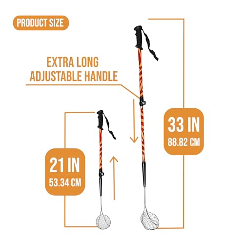 VOS Sand Sifter 2-Pack + Mesh Collection Bag | Adjustable Handle 21"–33" | Beach Scoop for Seashells, Shark Teeth & Sea Glass | Stainless Steel, Rust-Resistant | Beachcombing Kit – KOVO Coral