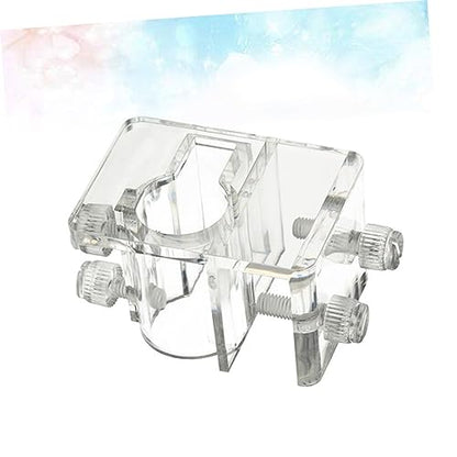 Angoily 2pcs Aquarium Water Clamp Fixed Clip for Water Pipe Acrylic Holder (Size s Suitable for 5-20mm)