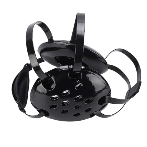 Adjustable Wrestling Headwear, Comfortable Chin Strap, Grapple Protective Earmuffs for Men and Women Adults, Black