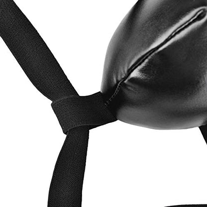 VBESTLIFE Men Taekwondo Groin Guard, PU EVA Boxing Karate Jockstrap Crotch Protector for Kickboxing, Boxing, Karate, Sparring