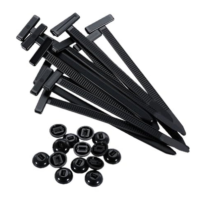 Nylon Universal Cable Tie Buckle, Multifunctional Automotive Self-Locking Zip Ties Clips for Car Repair-Fender, Engine Cover, Trunk Liner, Zipper Clip Fasteners Replaces Screws,50PCS
