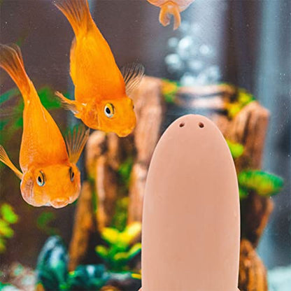 Fish Breeding Cones Cave, Ceramic Angelfish Spawning Barrels with Grid Spawning Slates Fish Tank Reproduction Ornament Aquarium Separator