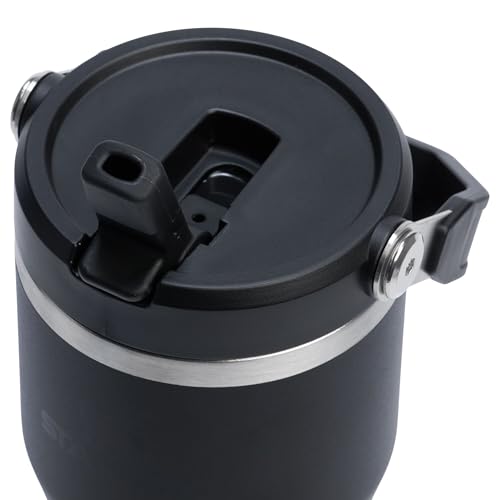 STANLEY IceFlow 2.0 Flip Straw Tumbler, 20 oz, Black 2.0 - color: Black 2.0, size: 20 Ounces