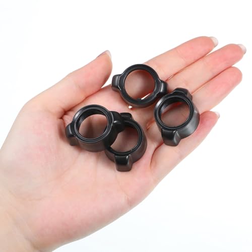 6 Pcs Car Phone Mount Replacement Parts, Tightening Nut for Replacement Car Mount Screw Black Mobile Phone Repair Mounting Bracket for 17mm Ball Joint Fixed Adapter Ring