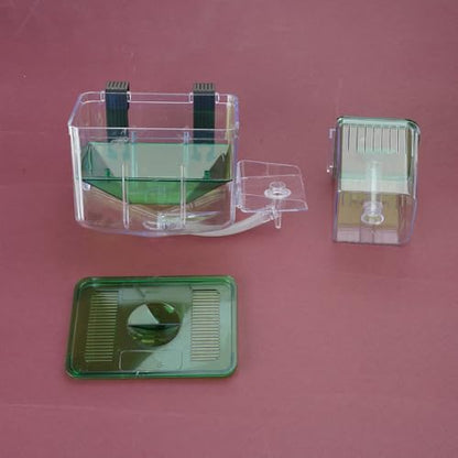 Fishtank Hatchery Incubator Aquarium Small Breeding Box Clear Breeder Isolation Hatching Boxes with Hook Floating Hatchery
