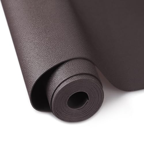 Shelf Liner for Cabinets, Drawer Non Adhesive Non Slip Foam Mat for Kitchen, Pantry, Bathroom, Cupboard, Garage, Closet, Shelves, Drawer, Tool Box, Brown 11.8 x 59 inches - color: Brown, size: 11.8"W x 59"L