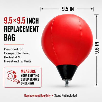 Replacement Punching Bag with Universal Adapter for Most Stands, 2 Sizes