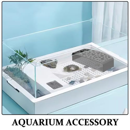 Shrimp Cave Aquarium Hideout 2pcs Black Hiding House Shelter Breeding Tube for Fish Tank Decor Suitable for Betta and Freshwater Shrimp