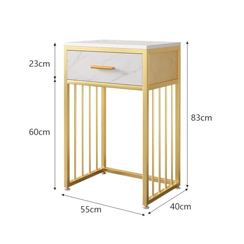Sweeper Robot Storage Cabinet Sweeper Marble Shelves Above Living Room Fish Tank Shelf Sofa Side Table Storage Cabinet Sweeper Organizer(55x40x83cm) - size: 55x40x83cm