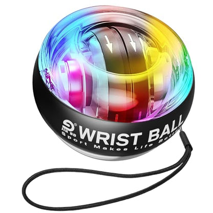 JIN BD Auto-Start Wrist Ball – GYRO Ball Trainer - color: Black