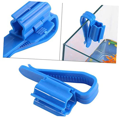 2pcs Plastic Fish Tank Aquarium Bucket Hose Holder Clip Bucket for Fish Tank Cleaning Aquarium Filtration Hose Clip Fish Tank Clean Pump Fixing Clamp Aquarium Filtration Hose Clamp