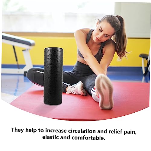 Yoga Roller Epp Body Massage Tool for Shoulder and Yoga Use Black - size: 45X15X15cm