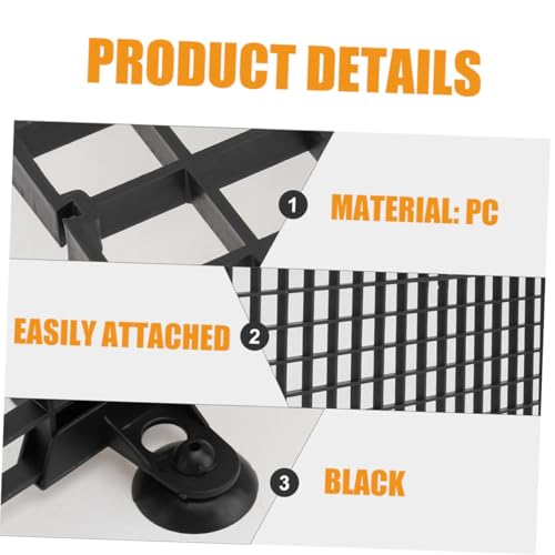 1set Fish Tank Divider Grid Sturdy Plastic Aquarium Isolation Board Filtration Grid for Easy Installation and Waste Filtration Compatible Various Tank