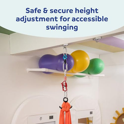 Fun and Function Swing Adjustment System - Premium Swing Chain Extension - Heavy Duty Swing Extender - Swing Height Adjustment System - Swing Extension Chain - Support Up to 350 Ibs