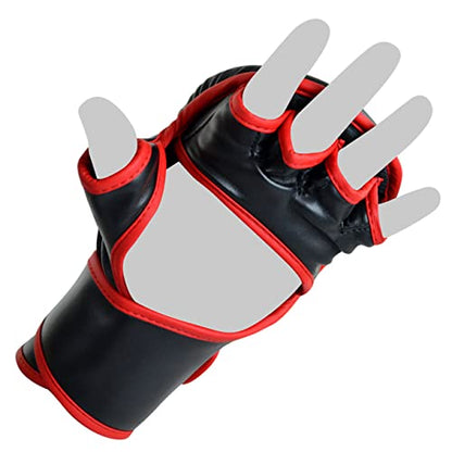 Combat Corner C2 MMA Training Gloves for Men and Women - Kickboxing, Muay Thai, MMA Sparring Training Gloves