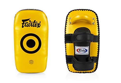 Fairtex KPLC5 Muay Thai Kickboxing Lightweight Thai Pads - color: Gold