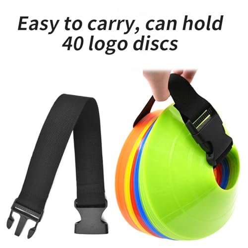 Football Cone Straps Foldable Disc Carrier Harness
