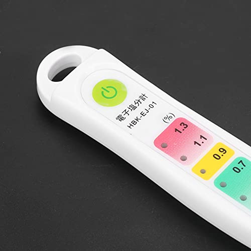Mingzhe Portable Salinity Tester with LED Indicator Light for Accurate Salt Concentration Measurement in Aquariums and Food, Durable ABS Resin, 1 Unit