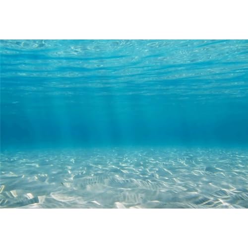 7x5ft Undersea Backdrop for Photography Underwater World Ocean Floor Aquarium Background Summer Sunshine Tropical Fish Tank Water Wave Backdrop Birthday Party Banner Decor Photo Booth Props