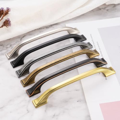 10 Pack 3 Inch Hole Centers, Brushed Gold Cabinet Pulls Gold Cabinet Handles Gold Kitchen Hardware for Cabinets ZP2409 Drawers Bedroom Dresser Bathroom Vanity Cupboard Closet - color: Brushed Gold, size: 3" Hole Centers-10 Pcs
