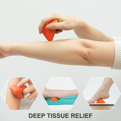 Trigger Massage Point, 3-Angle Deep Tissue Massager, Orange & Firm Ball set - style: 07 - Trigger Orange + Hard Ball