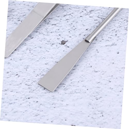 Mikikit 3pcs Aquarium Cleaning Tools Set Stainless Steel Scissors Tweezers Shovel for Fish Tank Maintenance Nonslip Handles for Easy Access Includes Storage Bag Silver