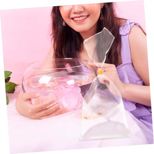 Ciieeo 50Pcs Leak-Proof Plastic Fish Shipping Bags Creative Aquarium Transport Bags for Safe and Packing