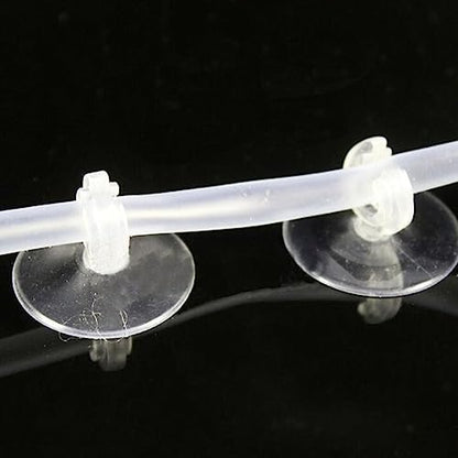 Aquarium Fish Tank Suction Cup Clips Air Tube Holders Reusable Hose Holder Clips for Fish Tank, Air Line Tubing