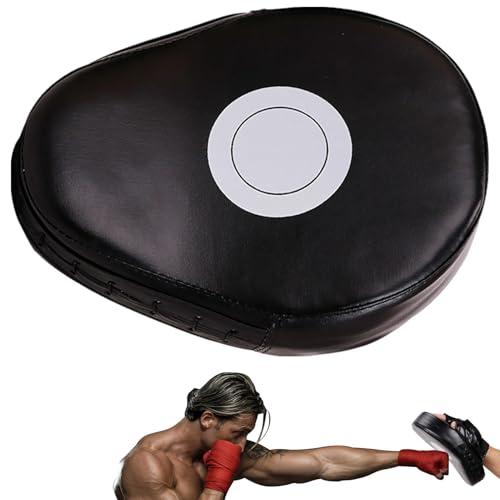 Boxing Pads Strike Pad Kick Shield Equipment Training Gear Paws - color: Black