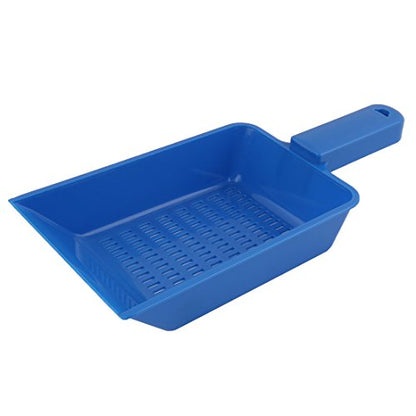 Ruilogod Plastic Aquarium Fish Tank Sand Scraper Pan Scoop Shovel Blue (id: c59 be9 178 10f 026