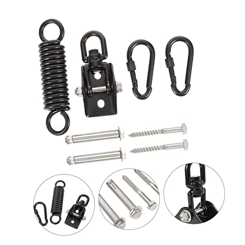 Heavy Bag Hanger Set Stainless Steel Suspension Hooks for Boxing Hammocks Outdoor Use Adjustable Heavy Duty Shock Absorbing Design for Home Gym Playground