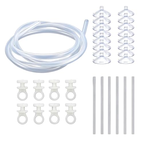 Aquariums Floating Plant Floating Plant Fence, Fish Feeding Ring Can Adjust Height with Water, Aquarium Decoration for Intercepts Floatings Plants, Fish Feeding