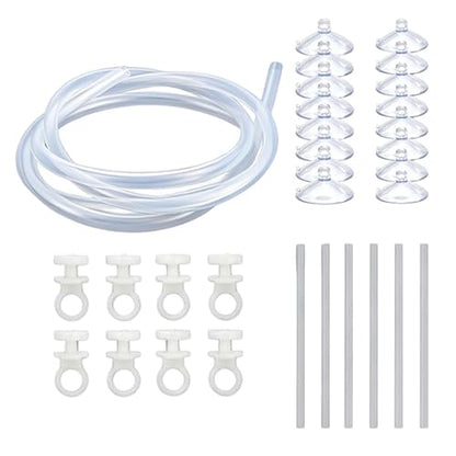Aquariums Floating Plant Floating Plant Fence, Fish Feeding Ring Can Adjust Height with Water, Aquarium Decoration for Intercepts Floatings Plants, Fish Feeding