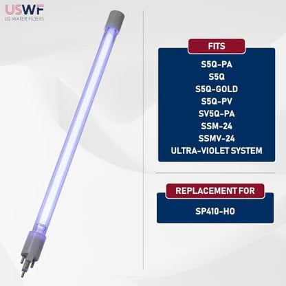S463RL Replacement UV Lamp | Fits the VIQUA S5Q, SV5Q-PA, & SSM-24 Series UV Systems | Made in the USA, US Water Filters - style: Lamp