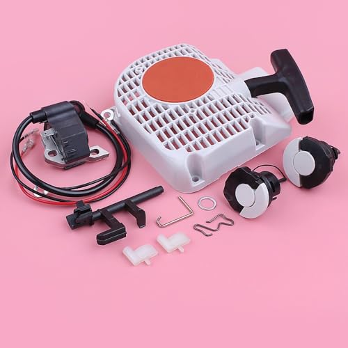 Tools Recoil Starter Ignition Coil Fuel Oil Tank Cap for Stihl MS250 025 MS230 023 MS210 021 Switch Shaft Chainsaw Replacement Part
