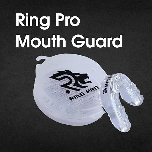 Mouth Guard for Boxing, MMA, Football, Basketball, Hockey, and All Contact Sports, Custom Fit for Adults and Youth, Teeth and Gum Protection - color: Clear