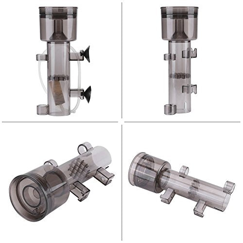 RS-4003 Protein Skimmer for Saltwater Aquariums, Compact Acrylic Design Quiet Operation for Small Tanks and Nano Fish Tanks