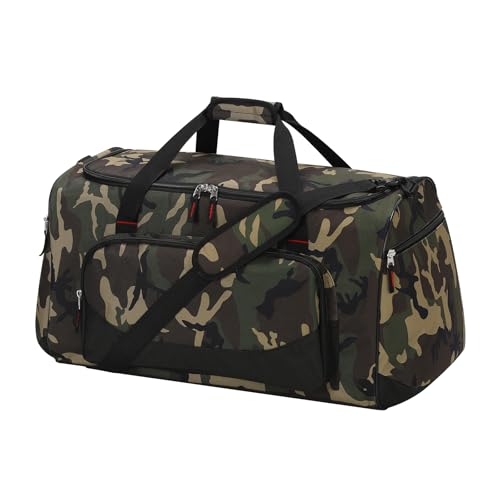 55L Sports Duffle Bag for Men, 22 inch, Camo - color: Camo