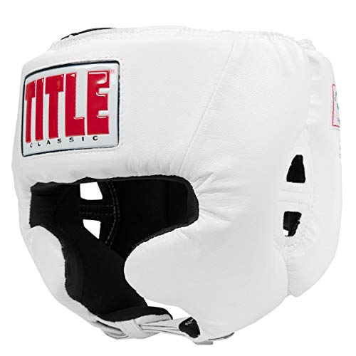 TITLE Boxing Classic USA Competition Headgear - Protective Gear for Sparring and Martial Arts, USA Boxing Approved - color: White, size: Small