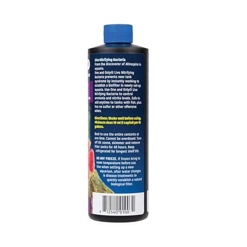 DrTim’s Aquatics One & Only for Freshwater Aquariums – 8 oz – Live Nitrifying Solution – Jumpstarts Cycling, Supports Biological Balance & Long-Term Water Stability