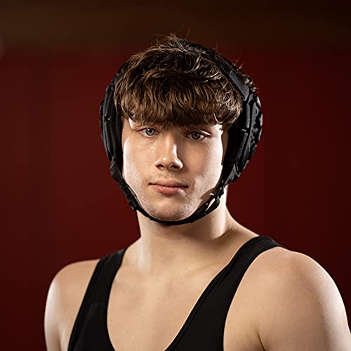 Matman Medalist Adult Wrestling Headgear for Men & Women - color: Black