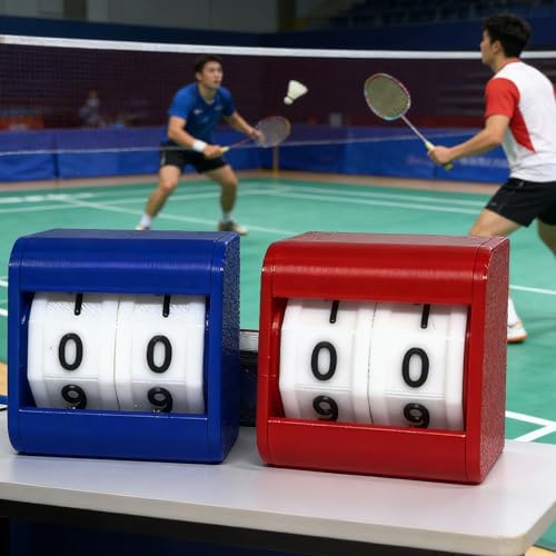 Billiards Snooker Scoreboard Scoring Device Score Keeper for P.E Classroom Activities Basketball Games