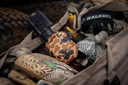 Walker's Razor Slim Electronic Muff - color: Duck Camo, size: One Size