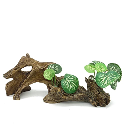 Artificial Driftwood for Aquarium Decor Plastic Plant Branches Ornament for Fish Tank Decorations (Style C)