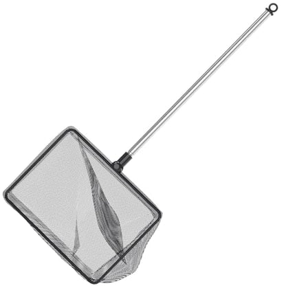 Pawfly Aquarium Fish Net with Extendable 9-24 Inch Long Handle for Betta Fish Tank Small Koi Pond and Pool