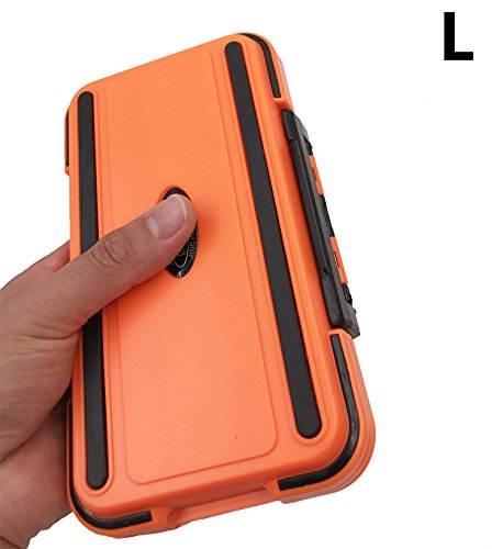 Waterproof Fishing Lure Box Spoon Hooks Baits Storage Tackle Box Containers for Casting Fishing Fly Fishing,Large/Medium/Small Lure Case