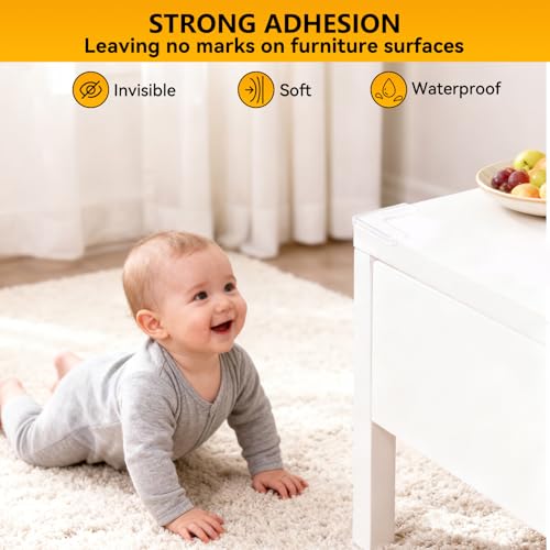 4pcs Corner Protectors, Corner Guards to Cover Sharp Furniture | Corner Guards Bumpers to Prevent Collision, Anti-Collision Pads, Suitable for Table, Cabinet, and Window Corner