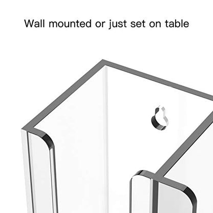 Acrylic Coffee Cup and Lid Storage Organizer Holder, 2 Compartments, Clear - color: Clear